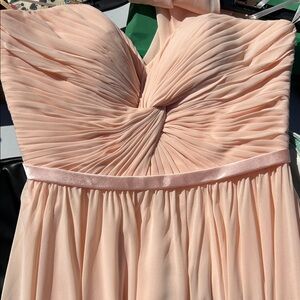 EUC! Strapless Dress in Peach